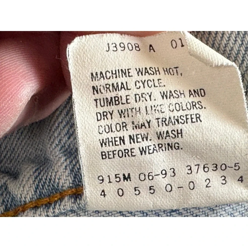 Vintage Levis 550 Jeans Mens 36x30 Orange Tab 90s Light‎ Relaxed Fit Denim Pants